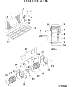 FDURA201R HEAT EXCH. AND FAN