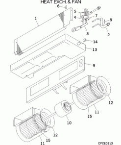 FDUT56KXE6D HEAT EXCH. AND FAN