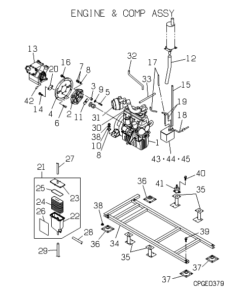 GHCP450HMTE4 ENGINE AND COMP. ASSY