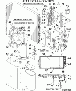 SCM50ZJ-S HEAT EXCH. AND CONTROL
