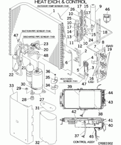 SCM50ZJ-S1 HEAT EXCH. AND CONTROL