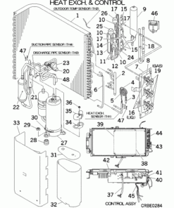 SCM60ZJ-S1 HEAT EXCH. AND CONTROL
