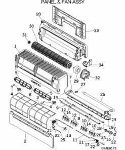 SKM50ZG-S PANEL AND FAN ASSY