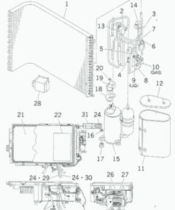 SRC35ZJ-S1 HEAT EXCH. AND CONTROL