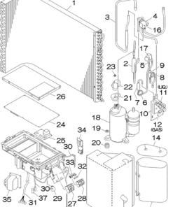 SRC35ZMA-S HEAT EXCH. AND CONTROL