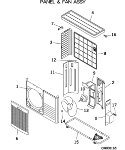 SRC56HEA-S PANEL AND FAN ASSY