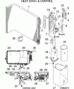 SRC60ZHX-S HEAT EXCH. AND CONTROL