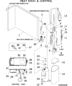 SRC63ZEA-S HEAT EXCH. AND CONTROL