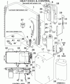 SRC63ZK-S HEAT EXCH. AND CONTROL