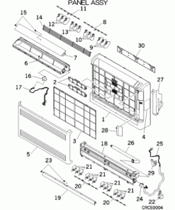 SRF35ZIX-S PANEL ASSY