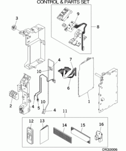 SRF50ZIX-S CONTROL AND PARTS SET