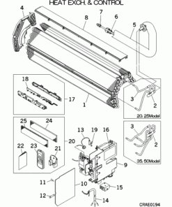 SRK50ZGA-S HEAT EXCH. AND CONTROL