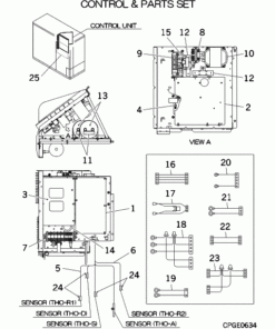 FDC100VS CONTROL AND PARTS SET