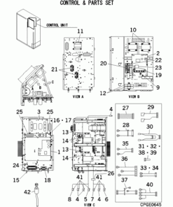 FDC224KXE6/A CONTROL AND PARTS SET