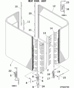 FDC615KXRE6/L HEAT EXCH. ASSY