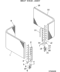 FDCA280HKXRE4BR HEAT EXCH. ASSY