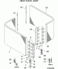 FDCA400HKXRE4R HEAT EXCH. ASSY