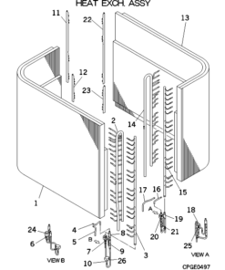 FDCA615HKXRE4R HEAT EXCH. ASSY