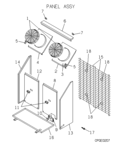 FDCJ280HKXE2-KT PANEL ASSY