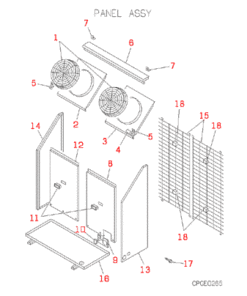FDCJ280HKXE2B PANEL ASSY