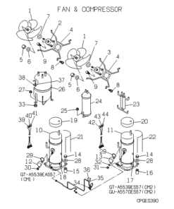 FDCJ280HKXE2DKB FAN AND COMPRESSOR