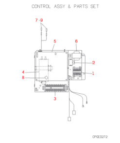 FDCP208HEN3A CONTROL AND PARTS SET