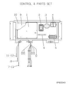 FDCP281HKXE2DKT CONTROL AND PARTS SET
