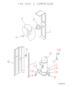 FDCP308CEN3 FAN AND COMPRESSOR