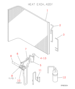 FDCP308CEN3 HEAT EXCH. ASSY