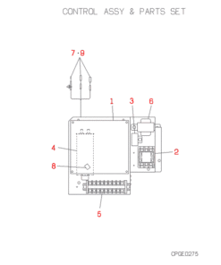 FDCP308HEN3 CONTROL AND PARTS SET