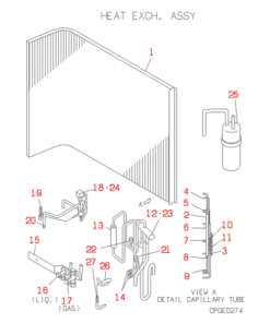 FDCP308HES3 HEAT EXCH. ASSY