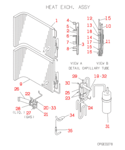 FDCP508HES3 HEAT EXCH. ASSY