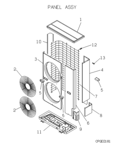 FDCP508HES3 PANEL ASSY