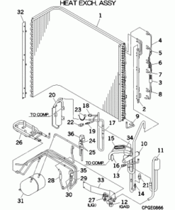 FDCS140KXEN6/B HEAT EXCH. ASSY