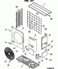 FDCS140KXEN6/B PANEL ASSY