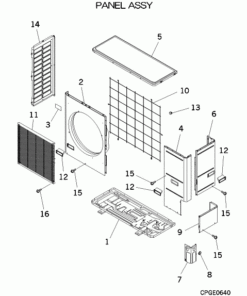 FDCW100VNX-1 PANEL ASSY