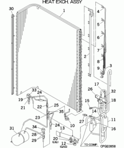 FDCW140VNX-A/M HEAT EXCH. ASSY