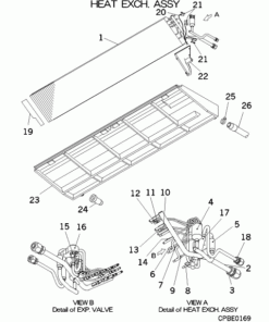 FDE45KXE6D/1 HEAT EXCH. ASSY