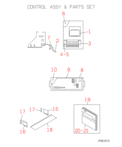 FDEJ112HKXE2 CONTROL AND PARTS SET