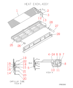 FDEJ140HKXE2 HEAT EXCH. ASSY