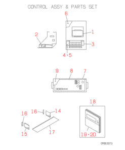 FDEJ45HKXE2 CONTROL AND PARTS SET