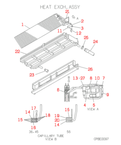 FDEJ45HKXE2B HEAT EXCH. ASSY