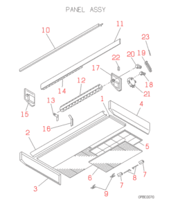 FDEJ45HKXE2B PANEL ASSY