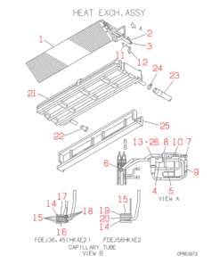 FDEJ56HKXE2 HEAT EXCH. ASSY