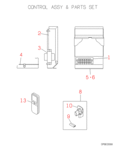 FDEN508H CONTROL AND PARTS SET