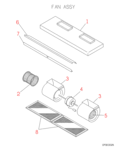 FDFLJ28HKXE2 FAN ASSY