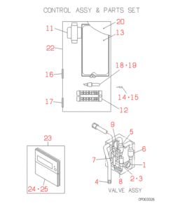 FDFLJ45HKXE2 CONTROL AND PARTS SET