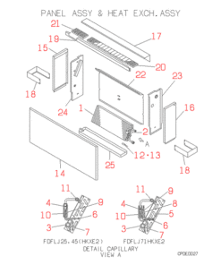 FDFLJ45HKXE2 PANEL AND HEAT EXCH.