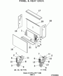 FDFU28KXE6D PANEL AND HEAT EXCH.