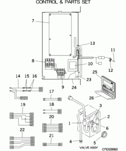 FDFU71KXE6D CONTROL AND PARTS SET